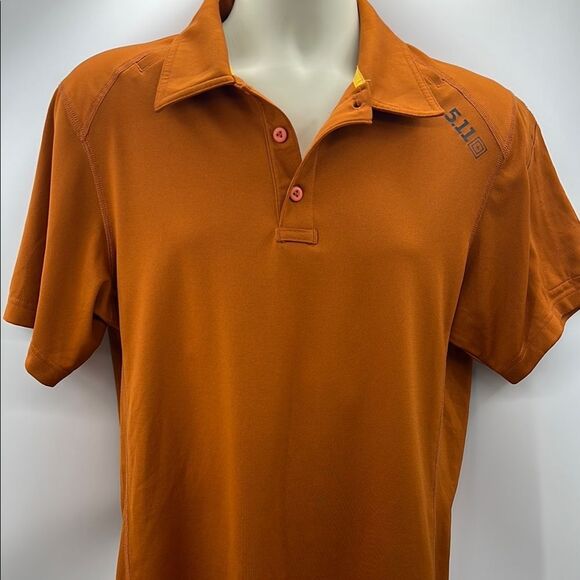 5.11 Tactical Orange Performance Polo Shirt - Picture 1 of 5